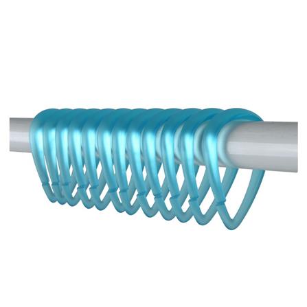 MOYA SHOWER CURTAIN HOOK SH0323H CYAN