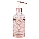 GLASS SOAP DISPENSER MOYA GL0103A-LD CLEAR