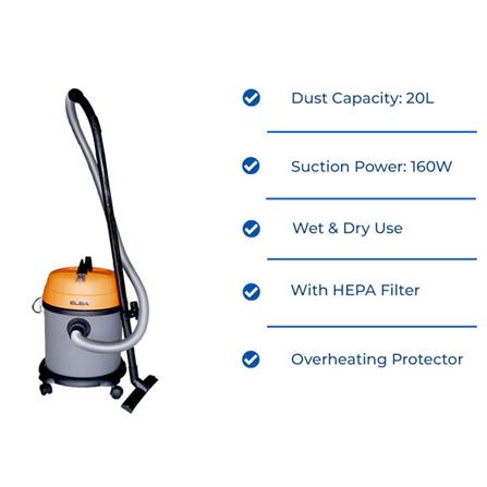 ELBA EV 6720  20L VACUUM CLEANER