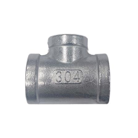 AMAN STAINLESS STEEL RED TEE VIP STR-3/4x1/2"