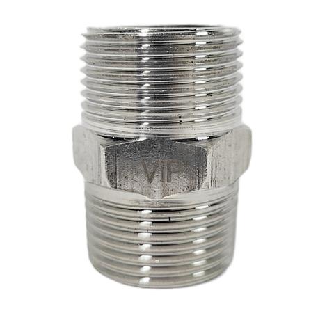 AMAN STAINLESS STEEL NIPPLE VIP-SNP-3/4"