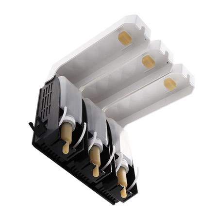 3-CHAMBER WALL SOAP DISPENSER MOYA HSD-7016-3 WHITE