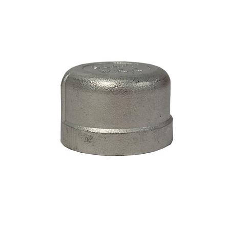 AMAN STAINLESS STEEL ROUND CAP 1" VIP - SEC - 1"