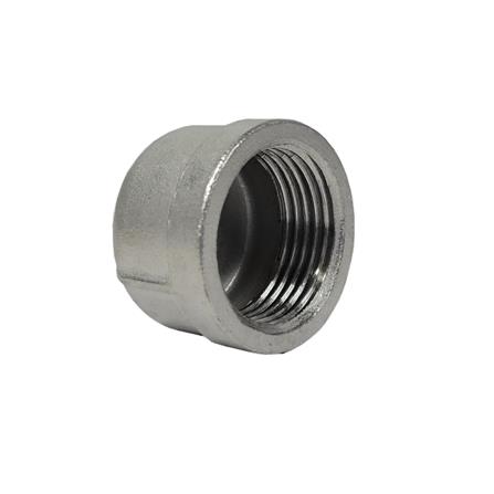 AMAN STAINLESS STEEL ROUND CAP 1" VIP - SEC - 1"