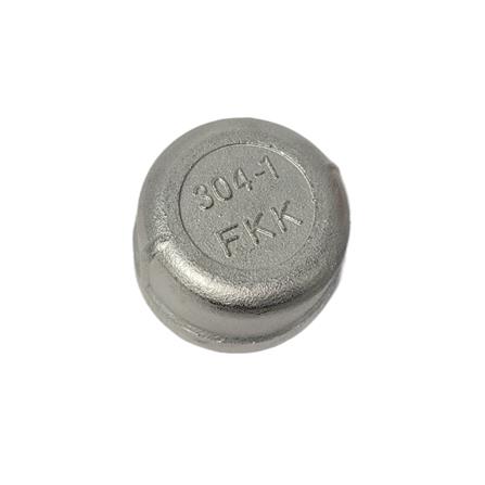 AMAN STAINLESS STEEL ROUND CAP 1" VIP - SEC - 1"