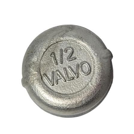 AMAN STAINLESS STEEL ROUND CAP 1/2" VIP - SEC - 1/2"
