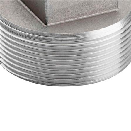 AMAN STAINLESS STEEL SQUARE PLUG 3/4" VIP-SPL-3/4