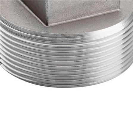 AMAN STAINLESS STEEL SQUARE PLUG 1" VIP-SPL-1