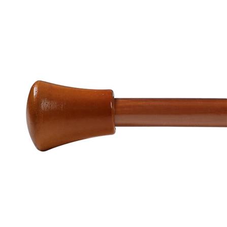 HLS ZJ SINGLE LAYER OVAL WOOD ROD 1.5M BROWN