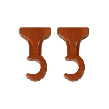 HLS ZJ SINGLE LAYER OVAL WOOD ROD 1.5M BROWN