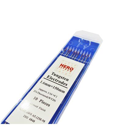 HEROTECH TUNGSTEN WT20 TH02 1.6MM*150L (RED)  BAG SEALER