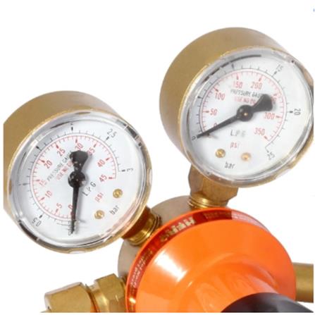 HEROTECH LPG REGULATOR WITH GAS CONNECTOR