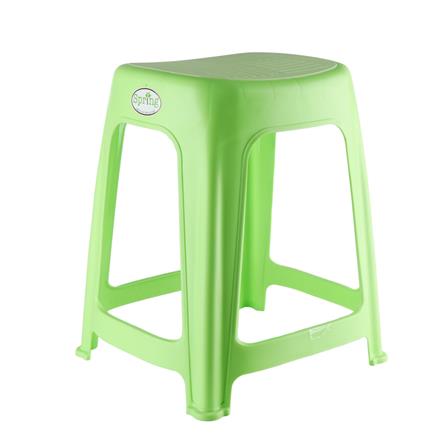 HOMEPRO SPRING CHAIR PLASTIC PP TWO TONE W37.5XD34XH46 CM GREEN