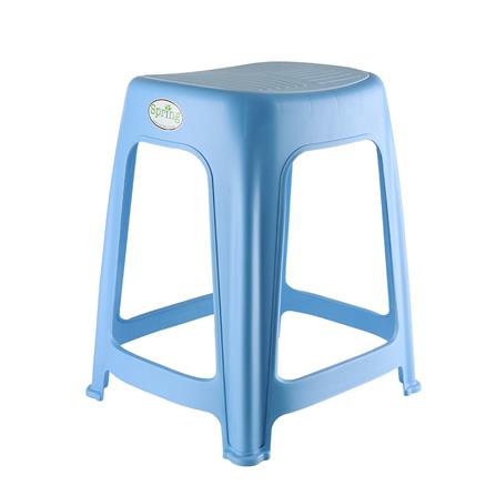 HOMEPRO SPRING CHAIR PLASTIC PP TWO TONE LBL W37.5XD34XH46 CM BLUE