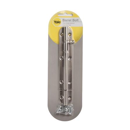 DOOR BOLT YALE BA-90706SNP1 6" STAINLESS STEEL