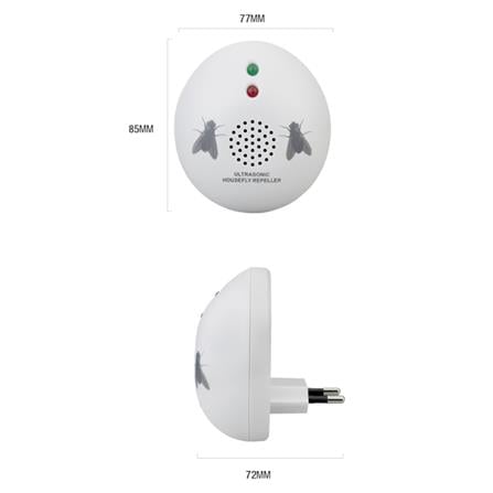 AOKEMAN ULTRASONIC HOUSEFLY REPELLER BO-150 WHITE EACH