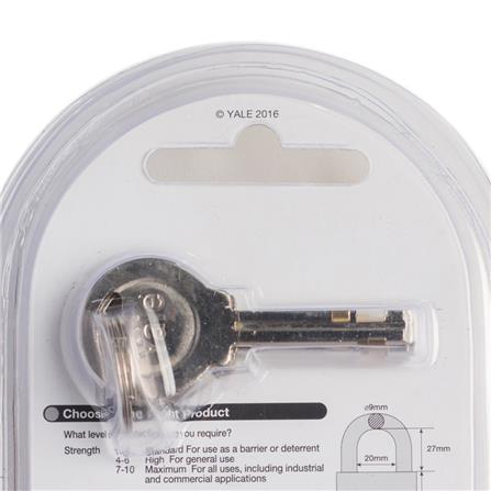 PADLOCK YALE Y119DSS/45/127/1 45MM STAINLESS STEEL