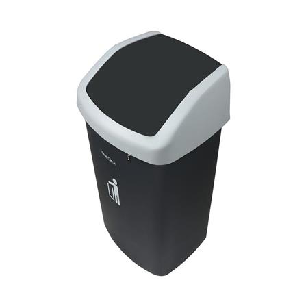 SQUARE DUSTBIN SWING KEEP CLEAN HH-206PGR 50L GRAY
