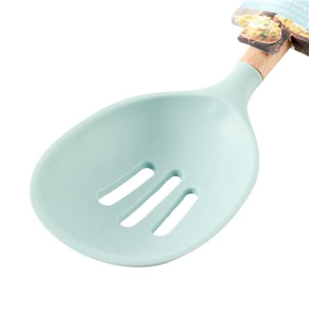 SLOTTED LADLE WITH WOODEN HANDLE ANZO COOK CHARMY SA2978C