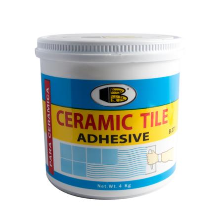 BOSNY CERAMIC TILE ADHESIVE 4KG WHITE