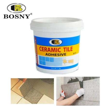 BOSNY CERAMIC TILE ADHESIVE 4KG WHITE