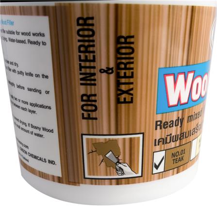 WOOD FILLER BOSNY 0.5KG TEAK