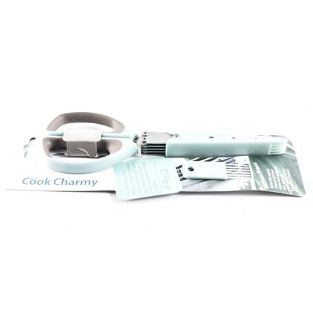 5-BLADE KITCHEN SCISSORS COOK CHARMY HB6969CC GREEN