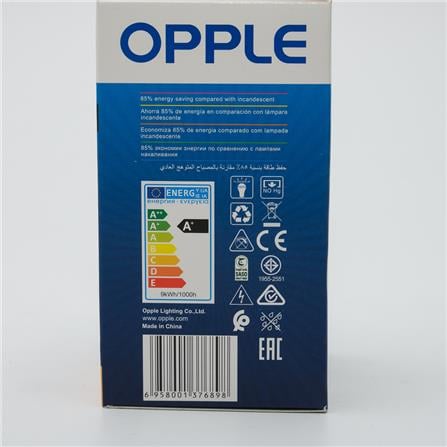 LED BULB 9W E27 WW A60-E1-9W-WW OPPLE