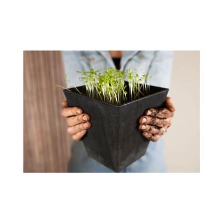 ARTSTONE ELLA POT D20 H20 BLACK