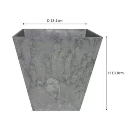 ARTSTONE ELLA POT D15 H15 GREY
