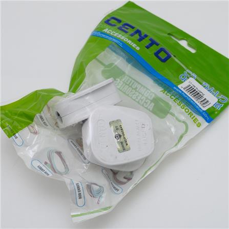 CENTO 13A PLUG TOP 2PCS PLUGPX2
