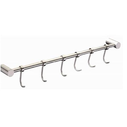 LIVINOX TOWEL HOOK 6 HOOKS LBA-FJ06-SS STAINLESS STEEL (H2XW40XD4.50 CM)