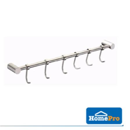 LIVINOX TOWEL HOOK 6 HOOKS LBA-FJ06-SS STAINLESS STEEL (H2XW40XD4.50 CM)