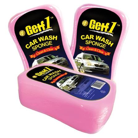 GETF1 CAR WASH SPONGE PINK (CAR CLEANING TOOLS)