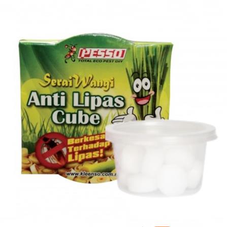 PESSO ANTI LIPAS CUBE SERAI WANGI 10PCS
