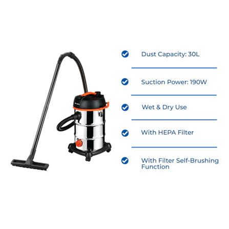 ELBA VACUUM CLEANER EVC-G1230/H1231 SS 1200W