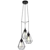 EGLO CHANDELIER 94191 TARBES STEEL BLACK
