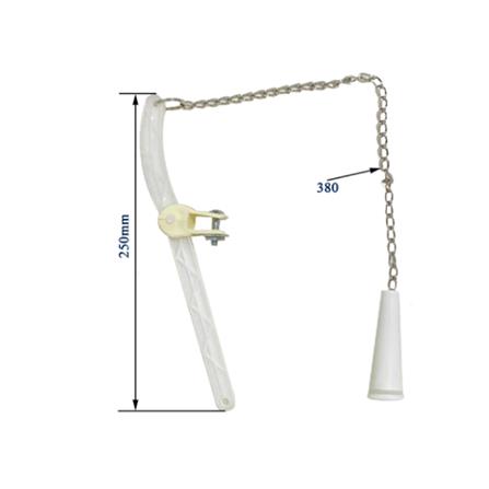 FLUSH MASTER TOILET HANDLE FM-HCL HIGH CISTERN LEVEL