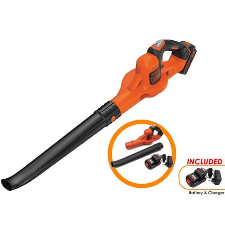 CORDLESS LEAF BLOWER 18V B&D GWC1820PCF
