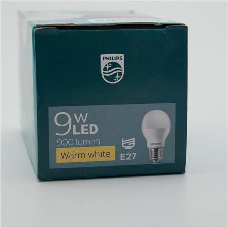 PHILIPS ESSENTIAL LED BULB E27 3000K WARM WHITE 9W