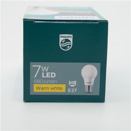 PHILIPS ESSENTIAL LED BULB E27 3000K WARM WHITE 7W