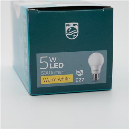 PHILIPS ESSENTIAL LED BULB E27 3000K WARM WHITE 5W