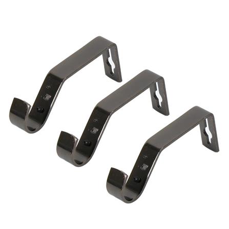 ROD STEEL CRATER ADJ 140-250 cm BLACK HOME LIVING STYLE