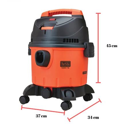 BLACK&DECKER VACUUM CLEANER BDWD15 1400W/15L