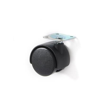 AVIO TWIN WHEEL CASTER FLAT P40MM 4PCS EACH BLACK