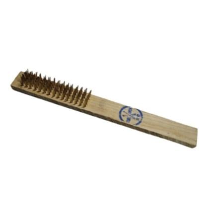 BRASS WIRE BRUSH 4 ROW (BWB204)