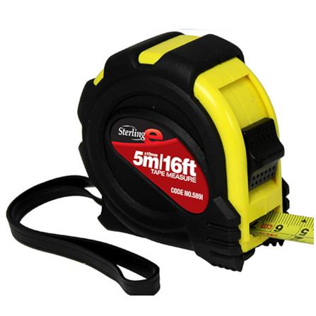 STERLING MEASURING TAPES 5M/16FT X 19MM