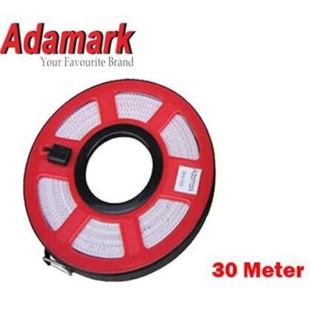 ADAMARK NYLON MEASURING TAPE 30M S30 RED