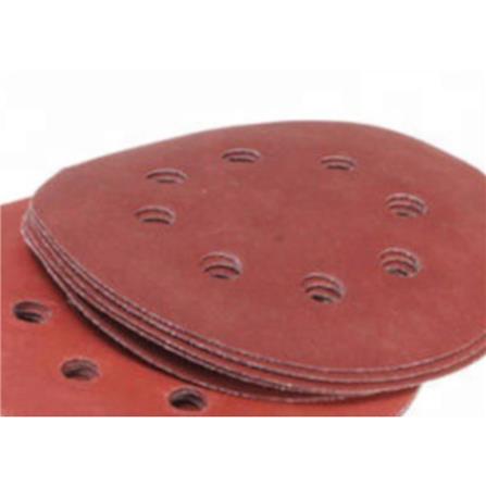 MIRKHA 5" DISC SANDING DISC HOOK AND LOOP 5EA/SET (RED)