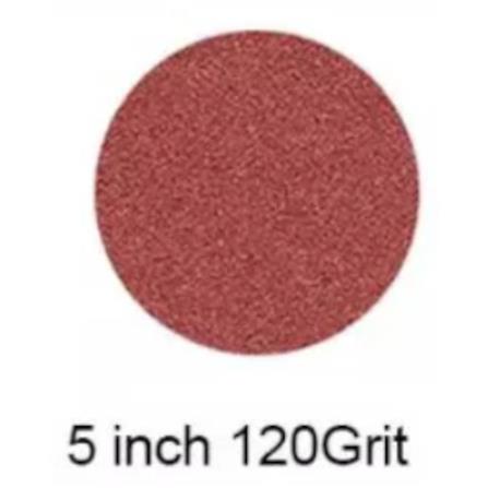 SAND DISC MIRKA 5" Red (P1205R120x5ea/set)